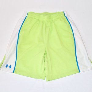 Under Armour Lime Green Athletic Gym Shorts - Large